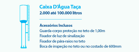 Caixa-dágua-taça